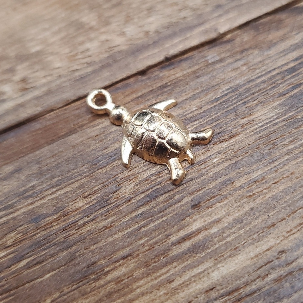Cute swimming‎ beach turtle charm 🐢